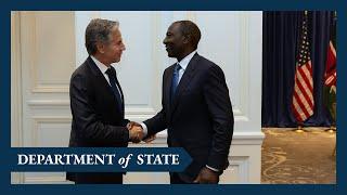 Secretary Blinken meets with Kenyan President William Ruto