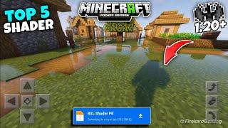 Top 5 Best Shaders For Minecraft Pe 1.20 Render Dragon  Shaders For Mcpe Minecraft PeBe