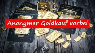 Anonym Gold kaufen  Tafelgeschäft wegen Goldpreis bald nicht mehr möglich?