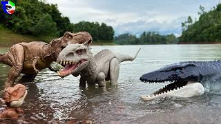 Rexy in Danger Threat from Indominus Rex Dinosaur Toys Movie