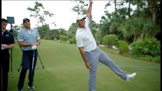 Tiger & Rory vs. DJ Day & Rahm in Straightest Drive Contest LONG CUT  TaylorMade Golf