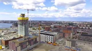 Kalasatama Helsinki. Dji Phantom 3