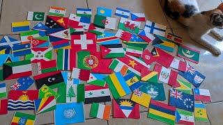 Compilation Part 2 - Menggambar Bendera Negara Di Dunia - Drawing The Flags