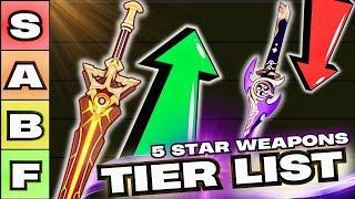 Which 5 Star Weapons are WORTH IT? Genshin 4.7 Updated Tier List