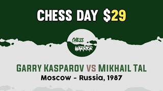 Garry Kasparov vs Mikhail Tal  Moscow - Russia 1987