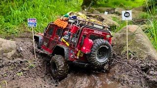 100 Gate Trail w My Top Heavy Traxxas TRX4 Defender at UK Scale Nationals
