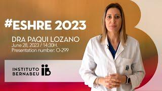 Paqui Lozano - Research accepted by #ESHRE2023