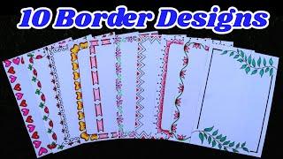 10 Border Designs10 Border Designs for Project FilesSimple and Easy Borders for Project