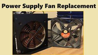 ATX Power Supply Fan Replacement with Noctua