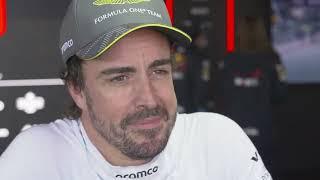 Happy with P8 Fernando Alonso Post-Race Interview  British Grand Prix  Silverstone