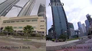 GOPRO HERO 5 BLACK VS SJCAM SJ5000 WIFI 