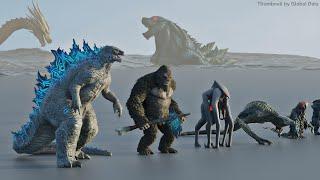 Godzilla Monsters Size Comparison  3d Animation Comparison