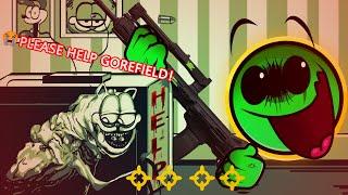 SWAPFNF The Great Punishment but Fire In The Hole Vs Gorefield - Geometry Dash x Gorefield V2 MOD