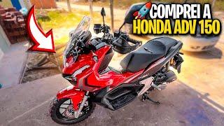 COMPREI UMA HONDA ADV 150 0KM ESSA MOTO E MUITO BOA