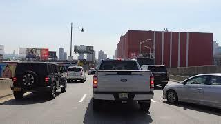 Driving from New Jersey through Holland Tunnel to District Court for the Southern District of NY 4K