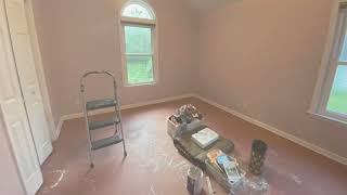 Pink bedroom color change before new flooring May 222024 #195