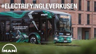 #ElectrifyingLeverkusen MAN Lion´s City E und die wupsi GmbH