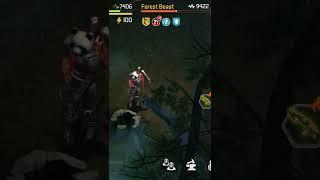 PREDATOR GATLING GUN DESTROY FOREST BEAST AT SCREAMING FOREST - Dawn of Zombies Survival