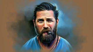 Crazy TRICK to create AMAZING Digital Portrait Tom Hardy in Photoshop EASY