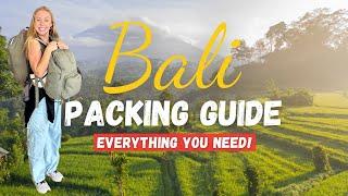 THE ULTIMATE BALI PACKING GUIDE in 2023