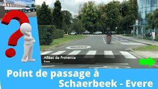 Point de passage examen Schaerbeek - Examen pratique Permis B.