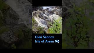 ISLE of ARRAN. GLEN SANNOX. #scotland #arran #glensannox #waterfalls #waterfallsounds #solotravel