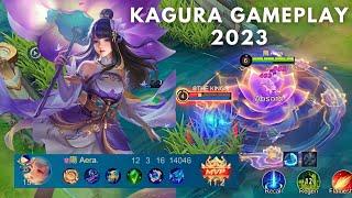 KAGURA GAMEPLAY 2023  WATER LILY SKIN  MOBILE LEGENDS