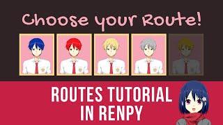 RenPy Tutorial for Persistence  Creating Routes in Visual Novels