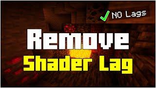 How To Remove Shader Lag for Minecraft 1.17.1 2024 150+ FPS