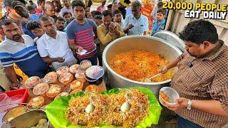 150- Rs Only  GUNDU Bhai HYDERABADI Dum Biryani Indian Street Food  Daily 500 Kg Chicken Biryani