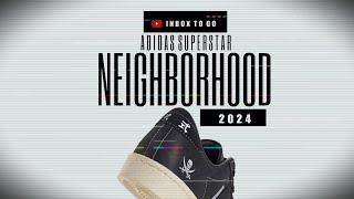 NEIGHBORHOOD X Adidas Superstar INK BLACK 2024 DETAILED LOOK