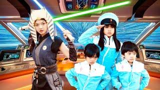 DISNEY STAR WARS  KAYCEE & RACHEL in WONDERLAND FAMILY