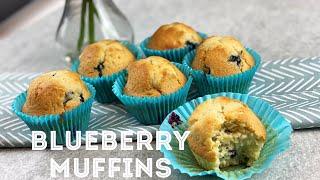 How to EASILY make the BEST blueberry muffins EVER