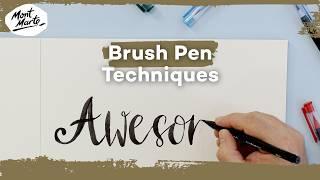 Brush Pen Techniques