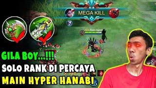 Solo Rank Dipercaya Main Hanabi Hypercarry - Hanabi Mobile Legends