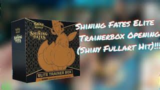 Shining Fates Elite Trainerbox Opening Shiny Fullart Hit