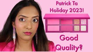 Patrick Ta Major Holiday Face Palette 2023 - In-Depth Demo