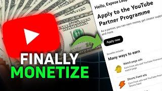 Finally I Monetized YouTube Channel Only In 1 Day  Full Guide #monetize
