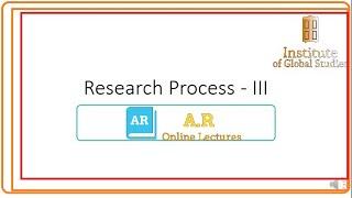Research Methodology Research Process Data Collection Data Processing & Analysis Report Writing.