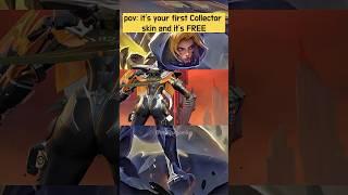 First ever Collector skin for FREE ️ #mobilelegends #mlbb #shorts