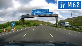 M62 Motorway - J20 A627M Rochdale to J22 A672 Windy Hill