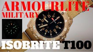4K ARMOURLITE ISOBRITE VALOR T100 MILITARY WATCH REVIEW Model ISO304