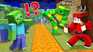 Mikey and JJ NINJA Security House vs 1000 Zombie Army in Minecraft  Best of Maizen - Compilation