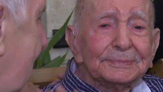 Holocaust survivor 102 meets nephew after thinking all family died in war