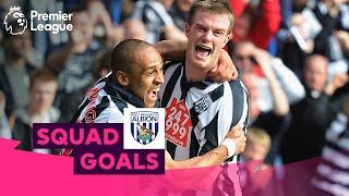 WONDERFUL West Bromwich Albion Goals  Brunt Amalfitano Chadli  Squad Goals