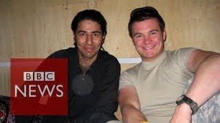 US soldier and Afghan interpreter campaign for US visas - BBC News