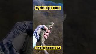 My First Tiger Trout - Favorite Moments ‘23 #southernutah #troutfishing #tigertrout