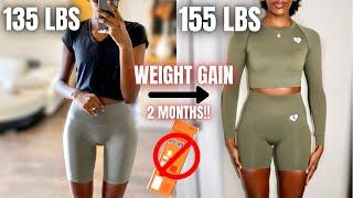 HOW TO GAIN WEIGHT FAST FOR SKINNY WOMEN FAST METABOLISM NO APETAMIN  My Weight Gain Journey