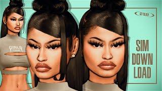 LIZ PIERRE  - CC & SIM DOWNLOAD  Sims 4 CAS