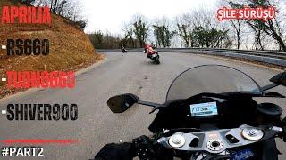 APRILIA RS 660  TUONO 660  SHIVER 900  ŞİLE SÜRÜŞÜ PART 2 RPM